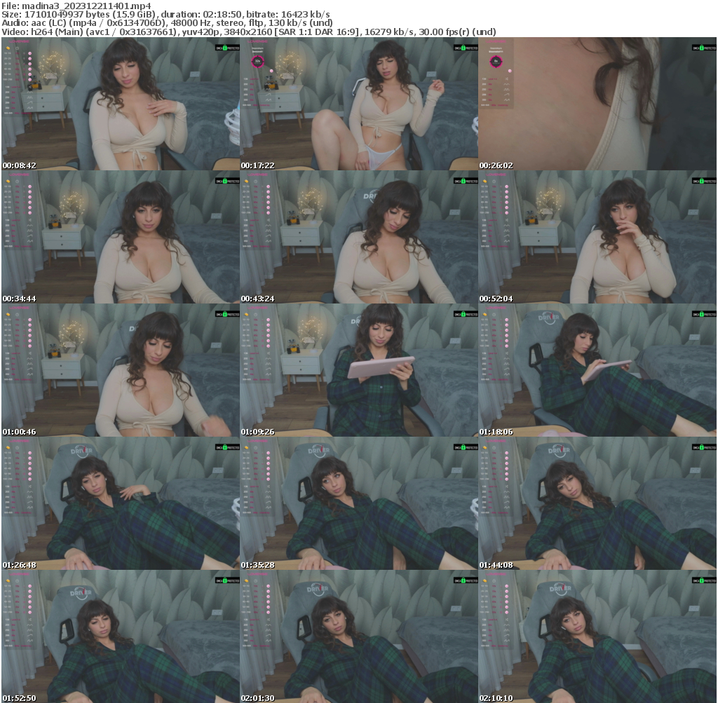 Preview thumb from madina3 on 2023-12-21 @ bongacams