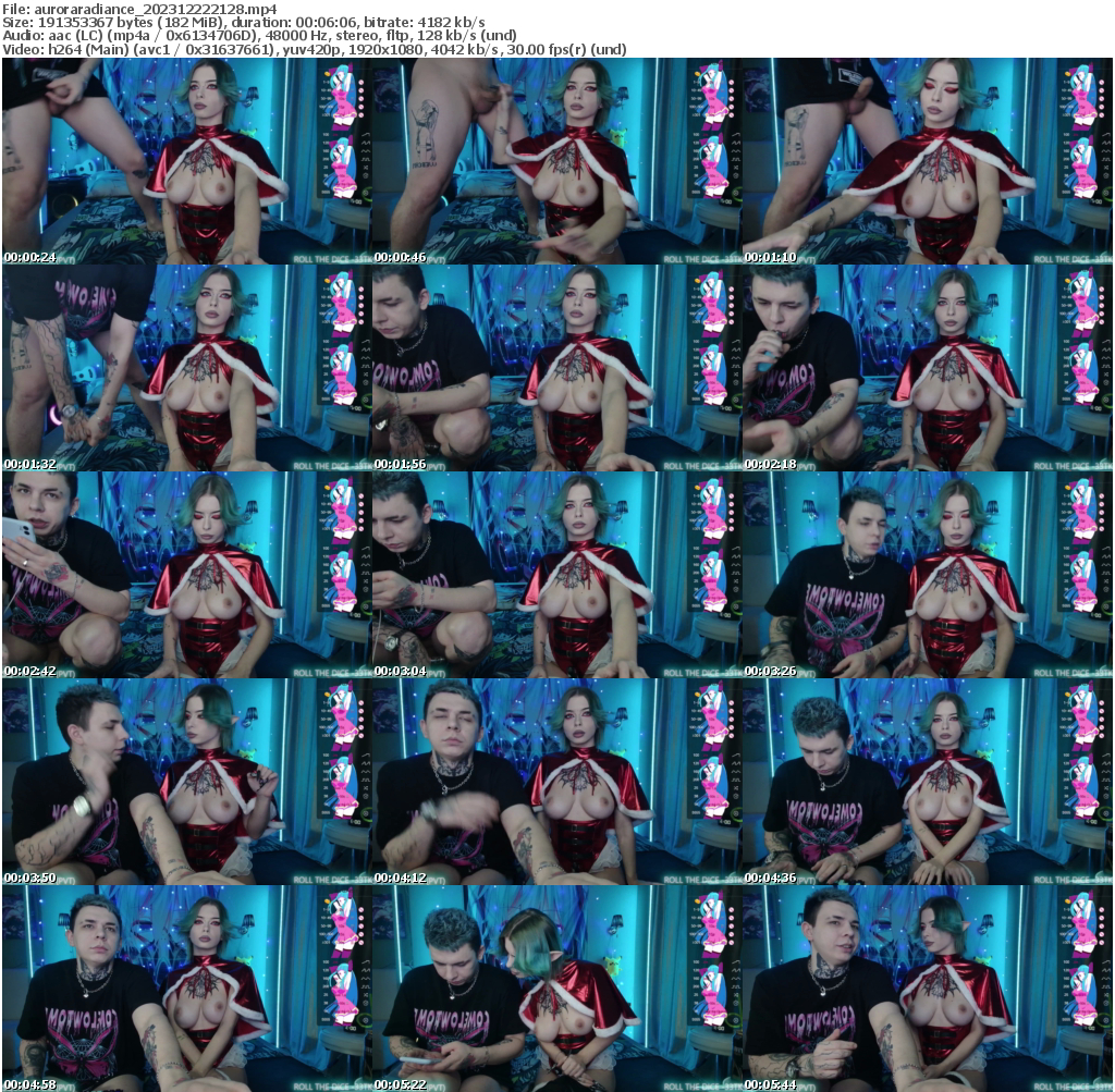 Preview thumb from auroraradiance on 2023-12-22 @ bongacams