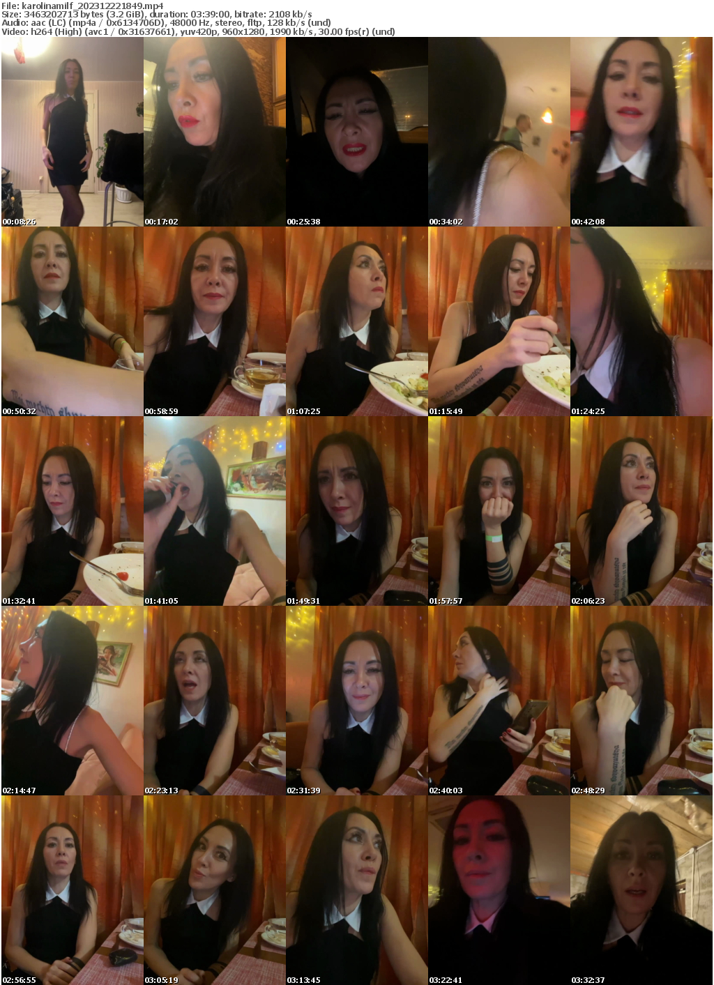 Preview thumb from karolinamilf on 2023-12-22 @ bongacams