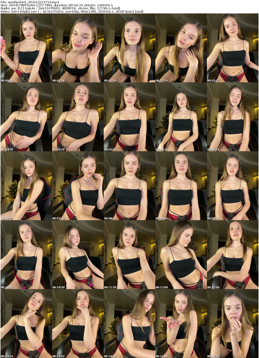 Preview thumb from marilynford on 2023-12-22 @ bongacams