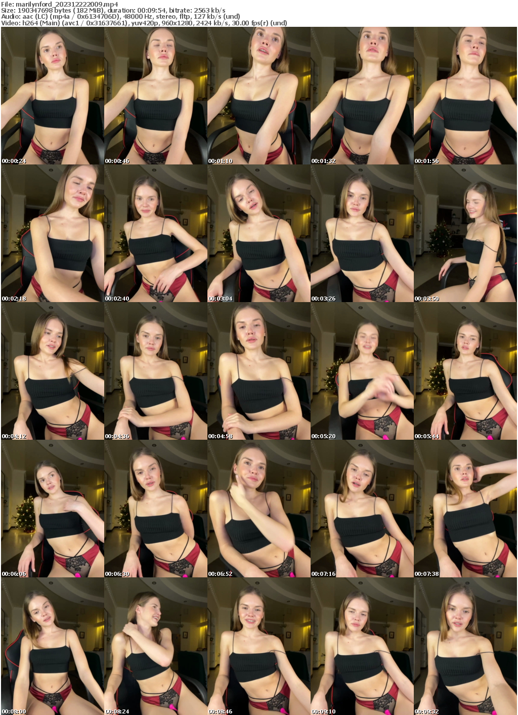 Preview thumb from marilynford on 2023-12-22 @ bongacams