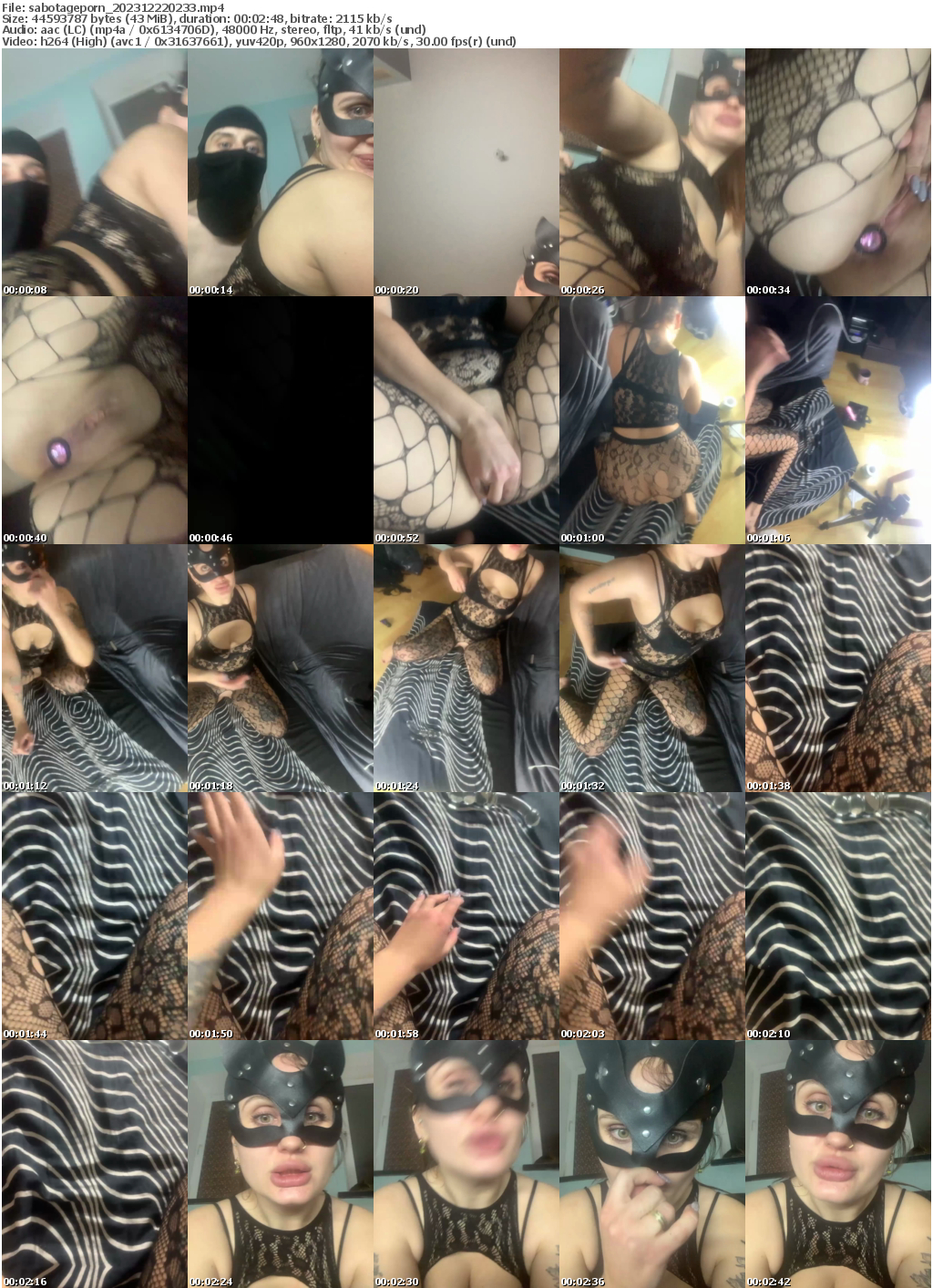 Preview thumb from sabotageporn on 2023-12-22 @ bongacams