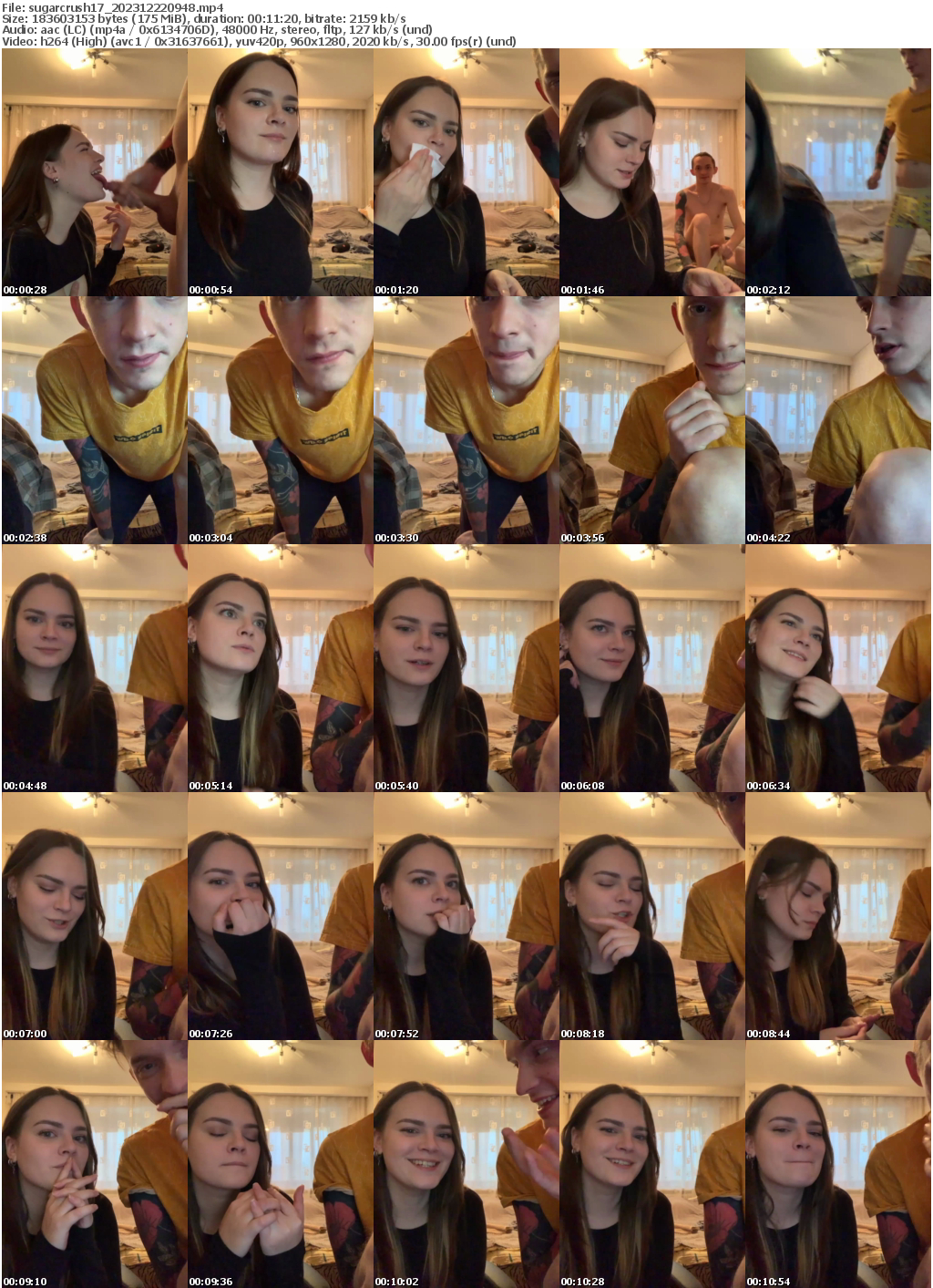 Preview thumb from sugarcrush17 on 2023-12-22 @ bongacams