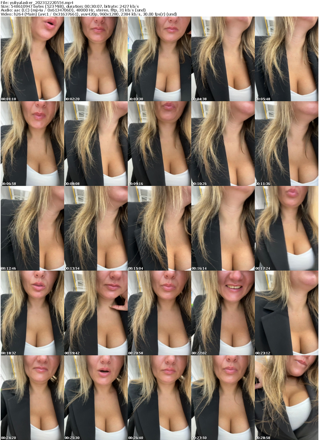 Preview thumb from yuliyalasker on 2023-12-22 @ bongacams