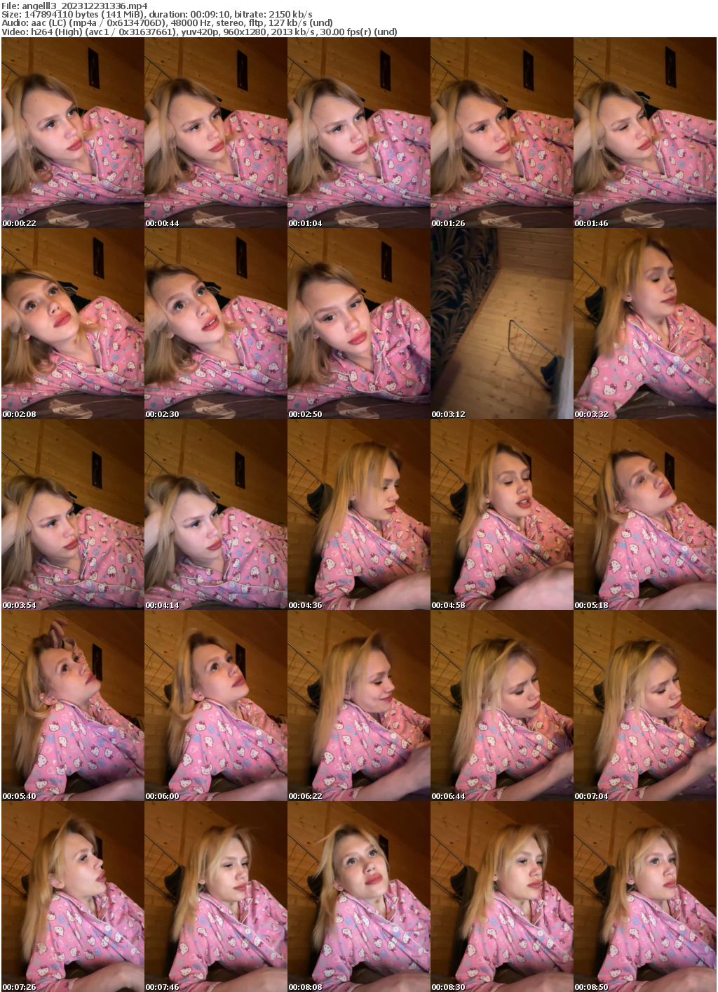 Preview thumb from angelll3 on 2023-12-23 @ bongacams