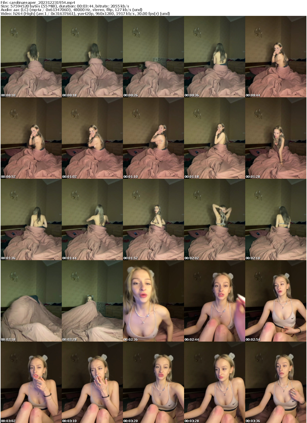 Preview thumb from carolinareaper on 2023-12-23 @ bongacams