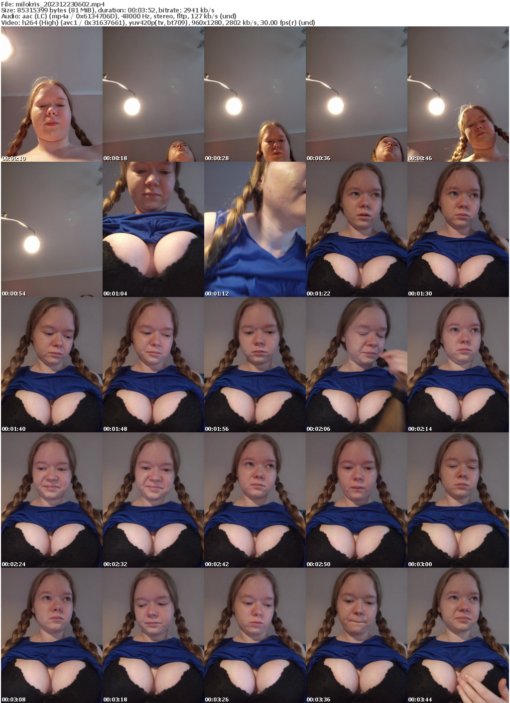 Preview thumb from milokris on 2023-12-23 @ bongacams