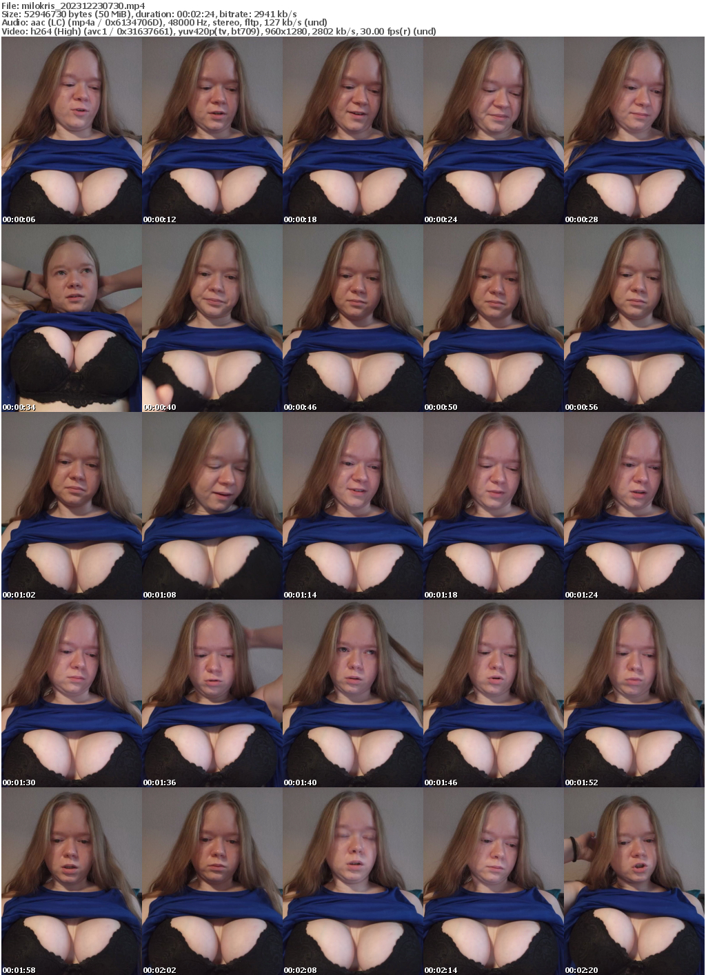 Preview thumb from milokris on 2023-12-23 @ bongacams