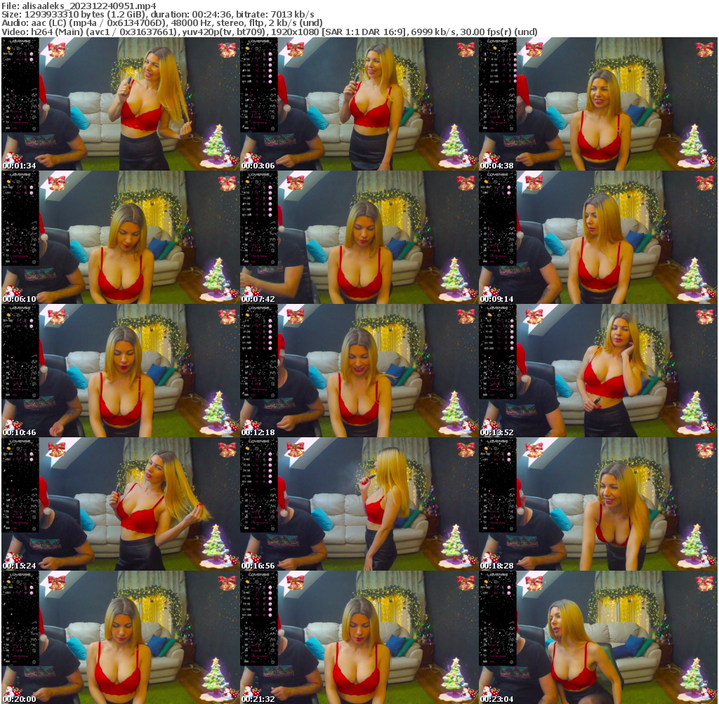 Preview thumb from alisaaleks on 2023-12-24 @ bongacams