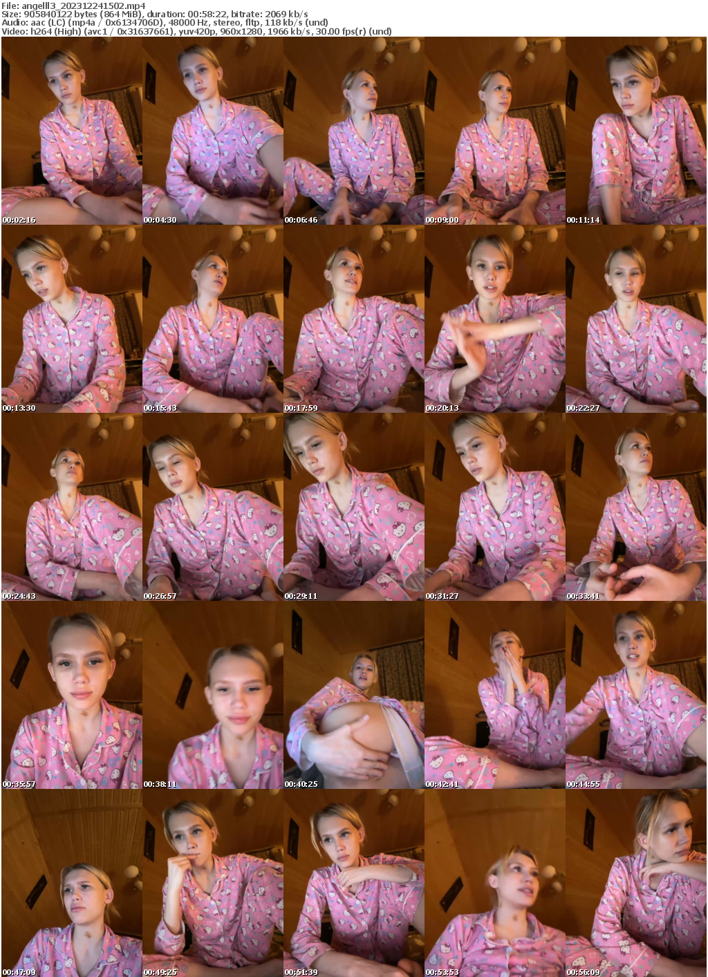 Preview thumb from angelll3 on 2023-12-24 @ bongacams