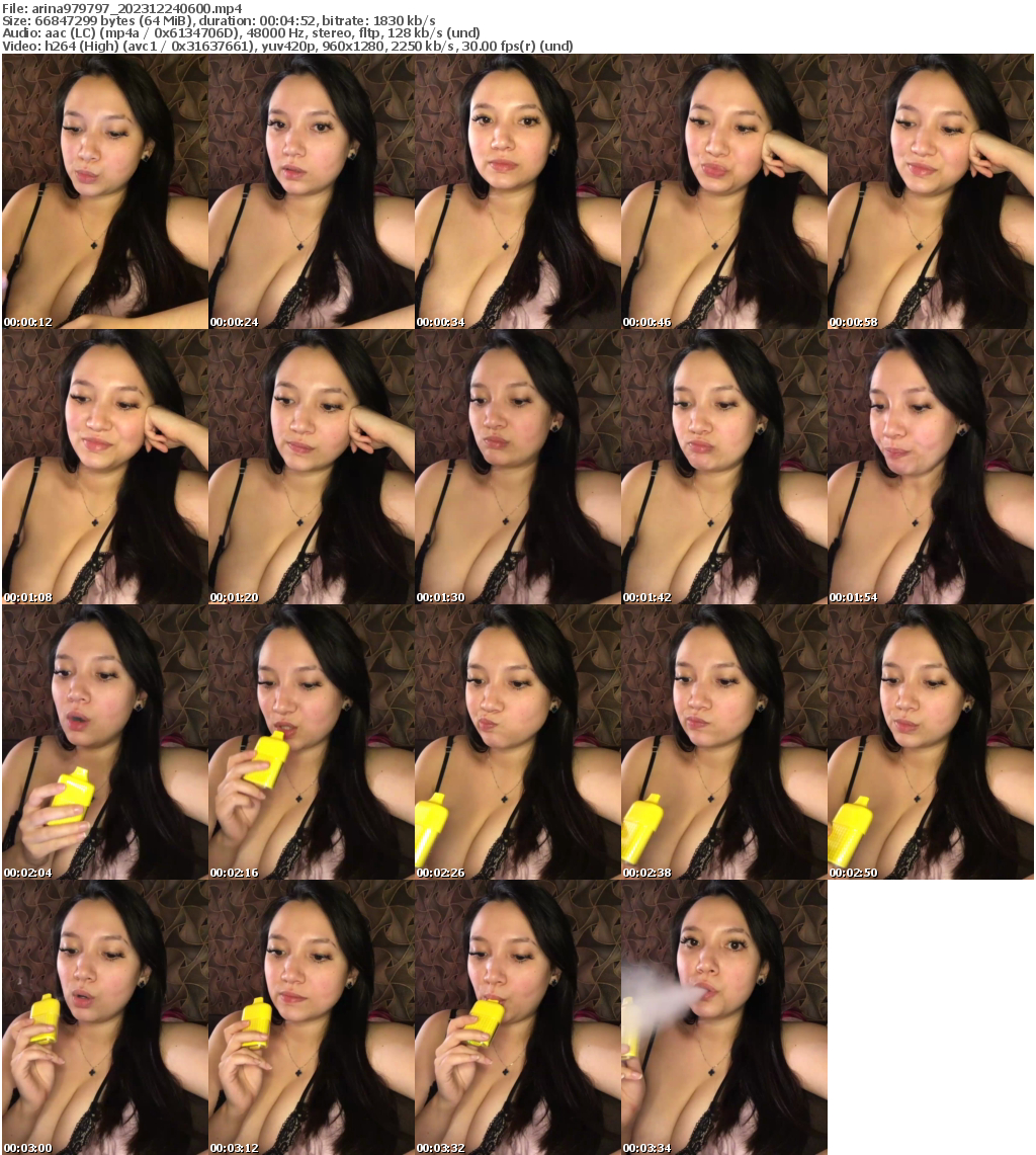 Preview thumb from arina979797 on 2023-12-24 @ bongacams