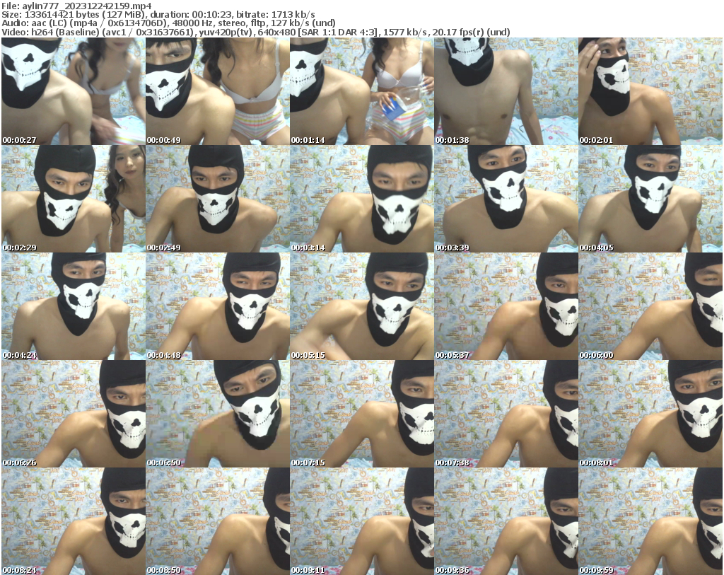 Preview thumb from aylin777 on 2023-12-24 @ bongacams