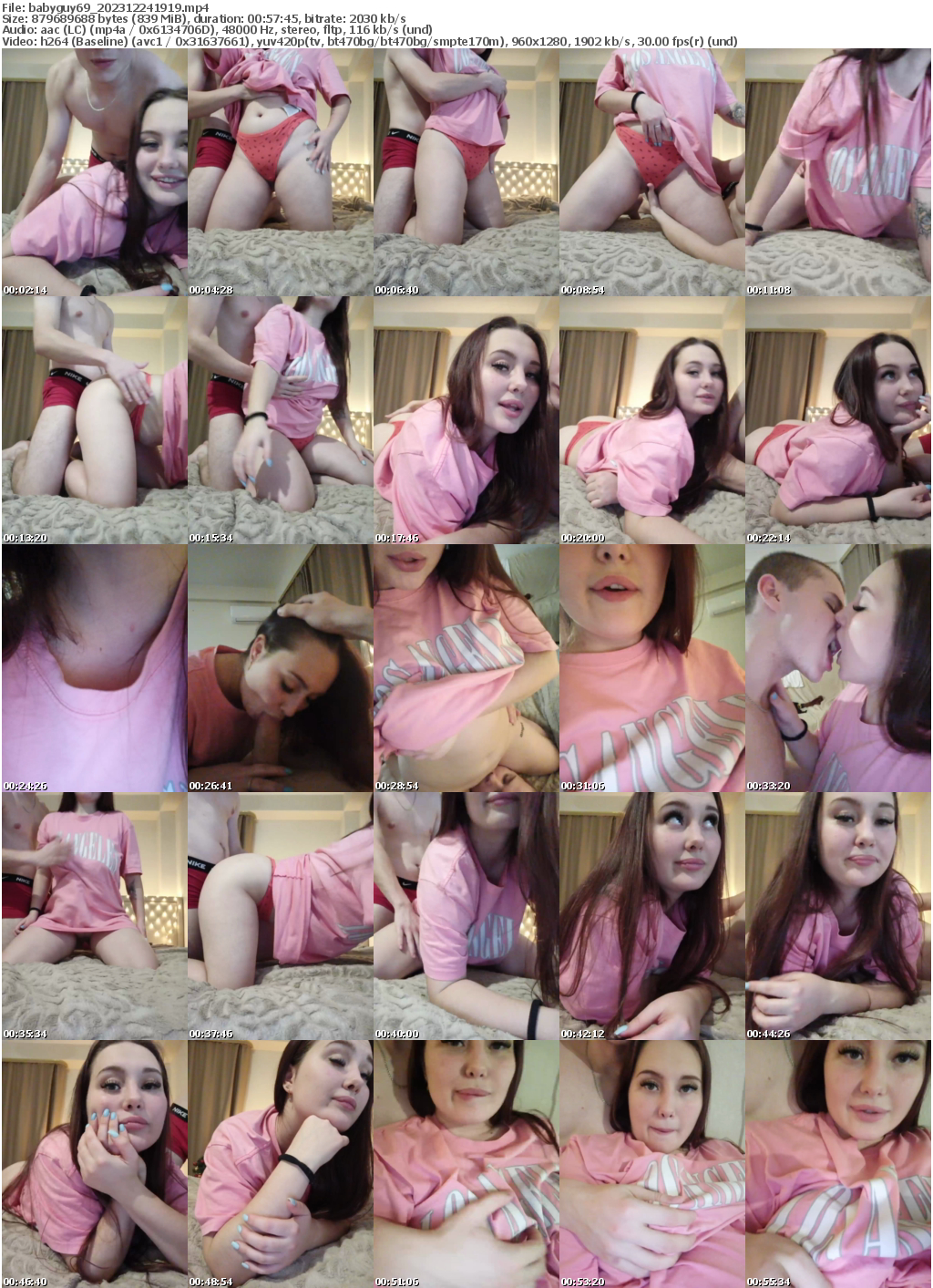 Preview thumb from babyguy69 on 2023-12-24 @ bongacams