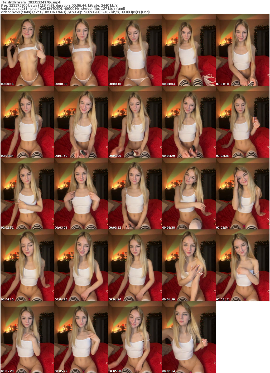 Preview thumb from ilittleheara on 2023-12-24 @ bongacams