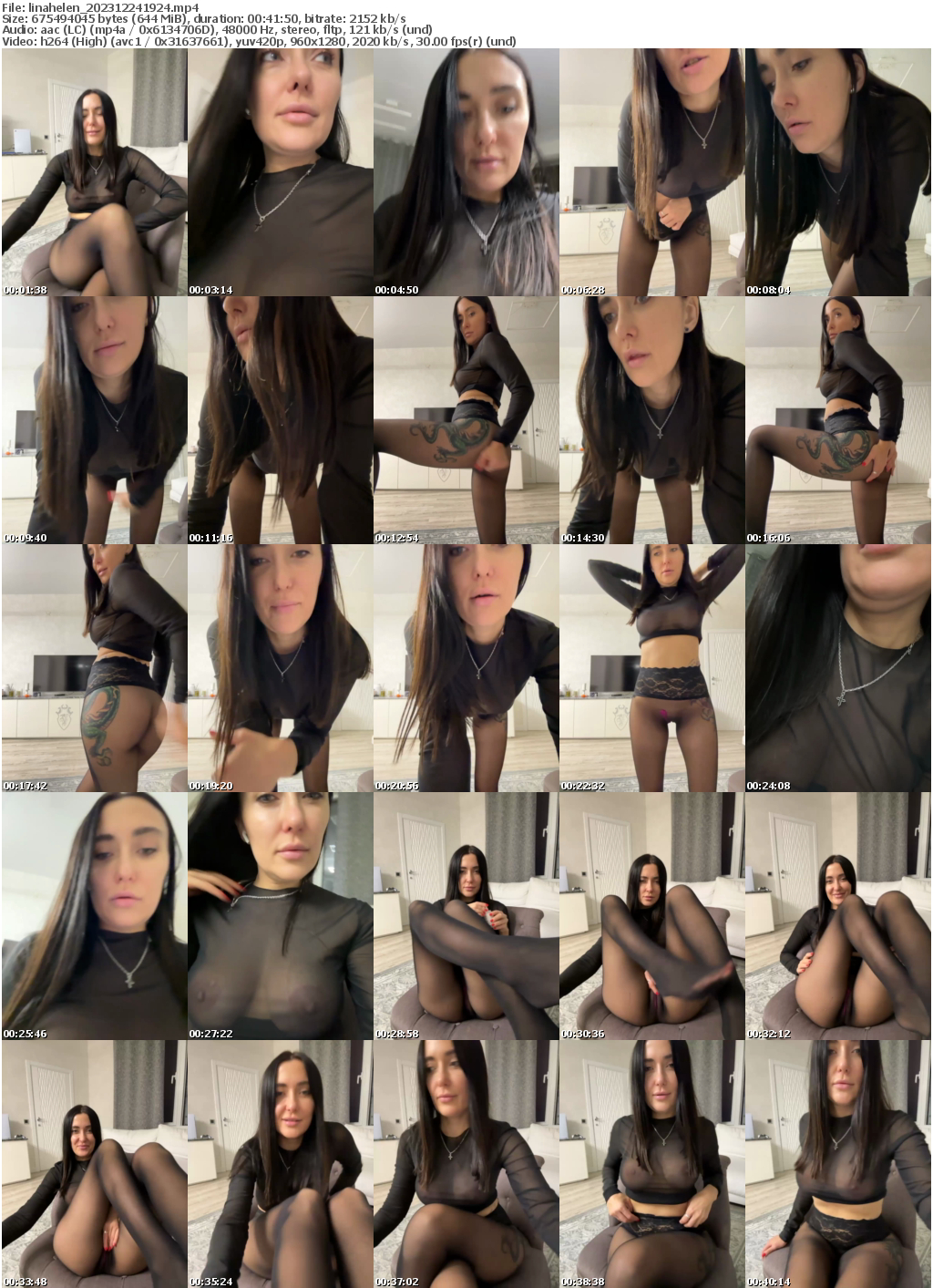 Preview thumb from linahelen on 2023-12-24 @ bongacams