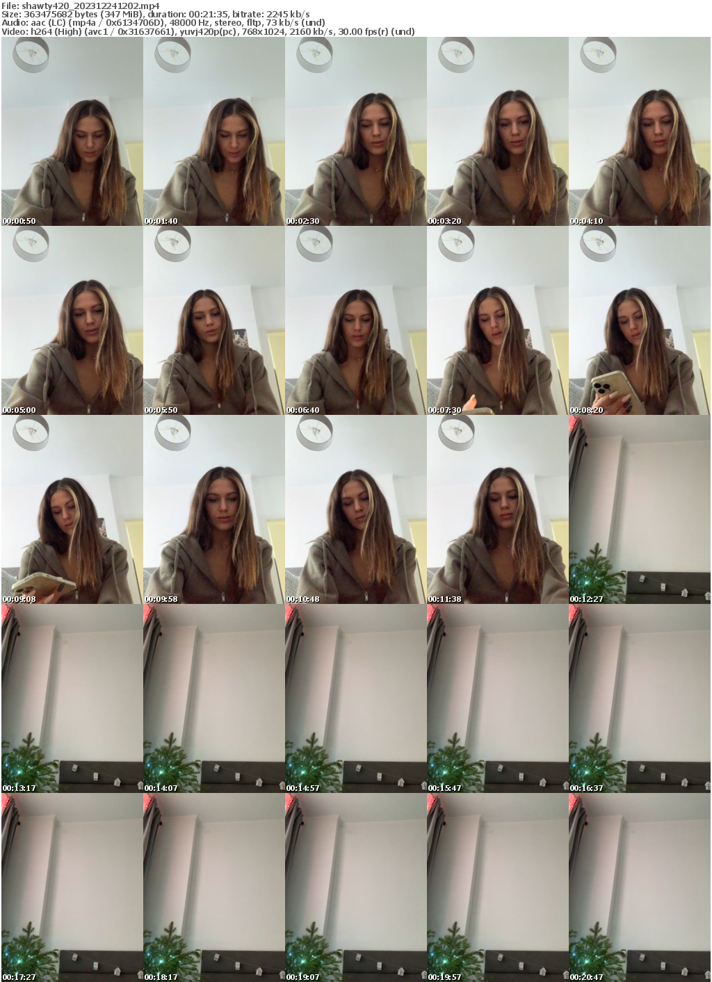 Preview thumb from shawty420 on 2023-12-24 @ bongacams