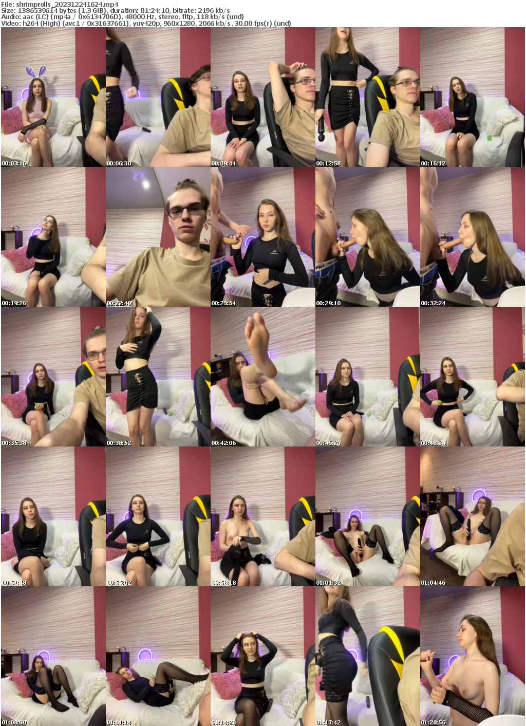 Preview thumb from shrimprolls on 2023-12-24 @ bongacams