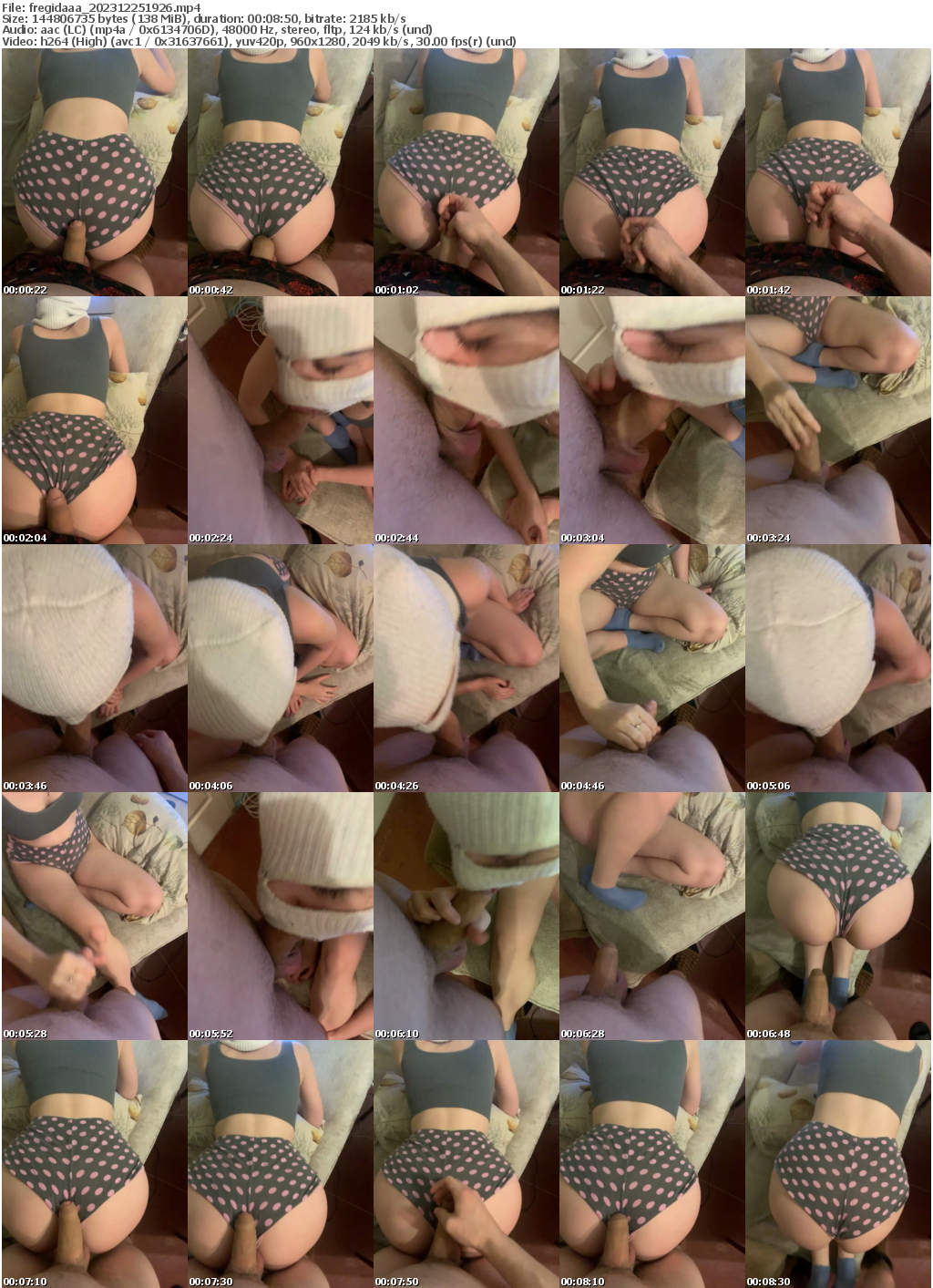 Preview thumb from fregidaaa on 2023-12-25 @ bongacams