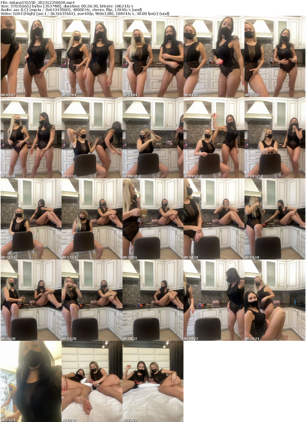 Preview thumb from milana555550 on 2023-12-25 @ bongacams