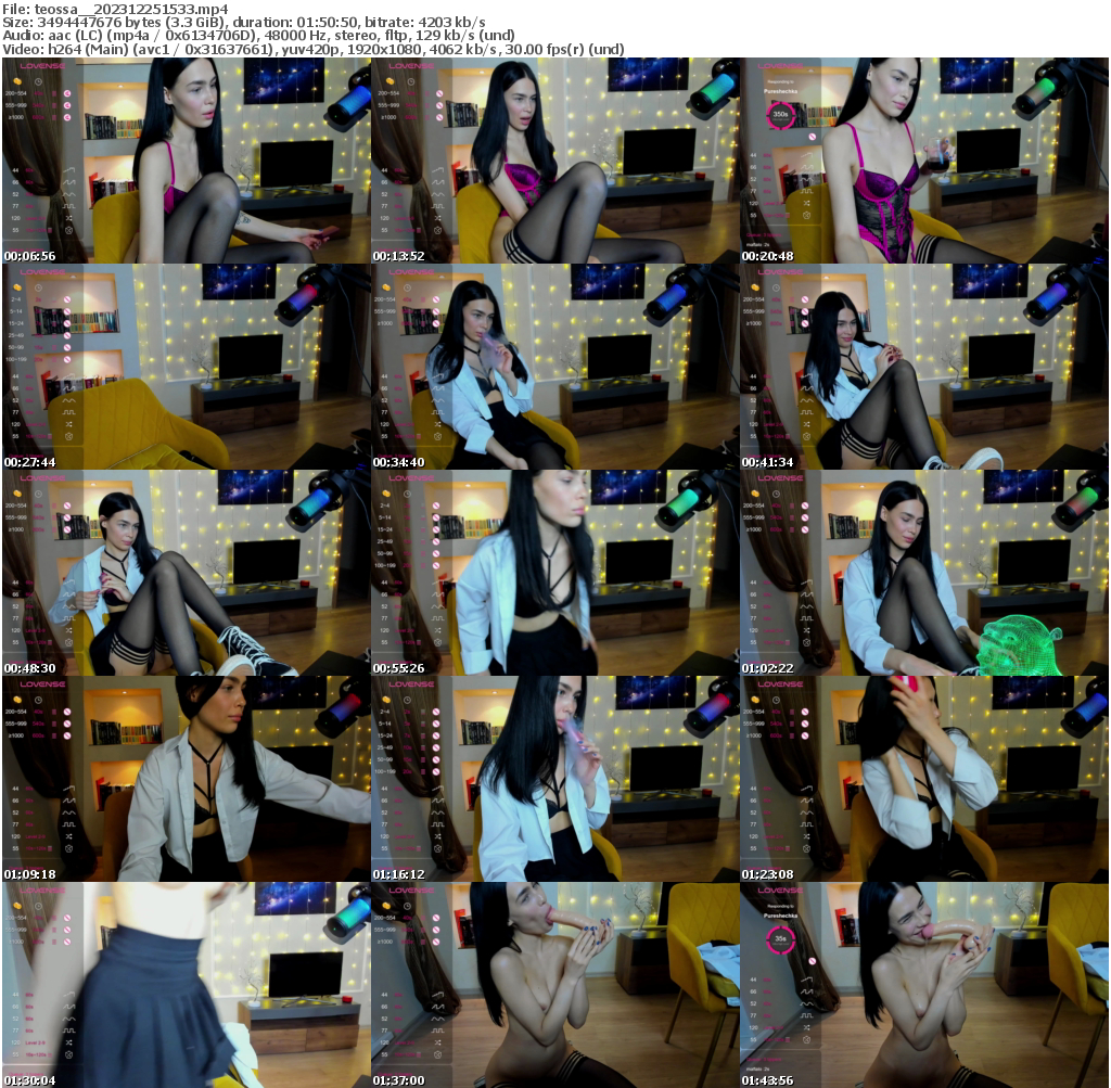 Preview thumb from teossa_ on 2023-12-25 @ bongacams