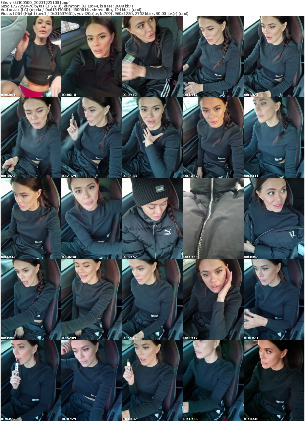 Preview thumb from vikki100500 on 2023-12-25 @ bongacams