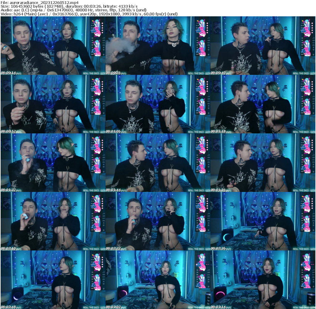 Preview thumb from auroraradiance on 2023-12-26 @ bongacams