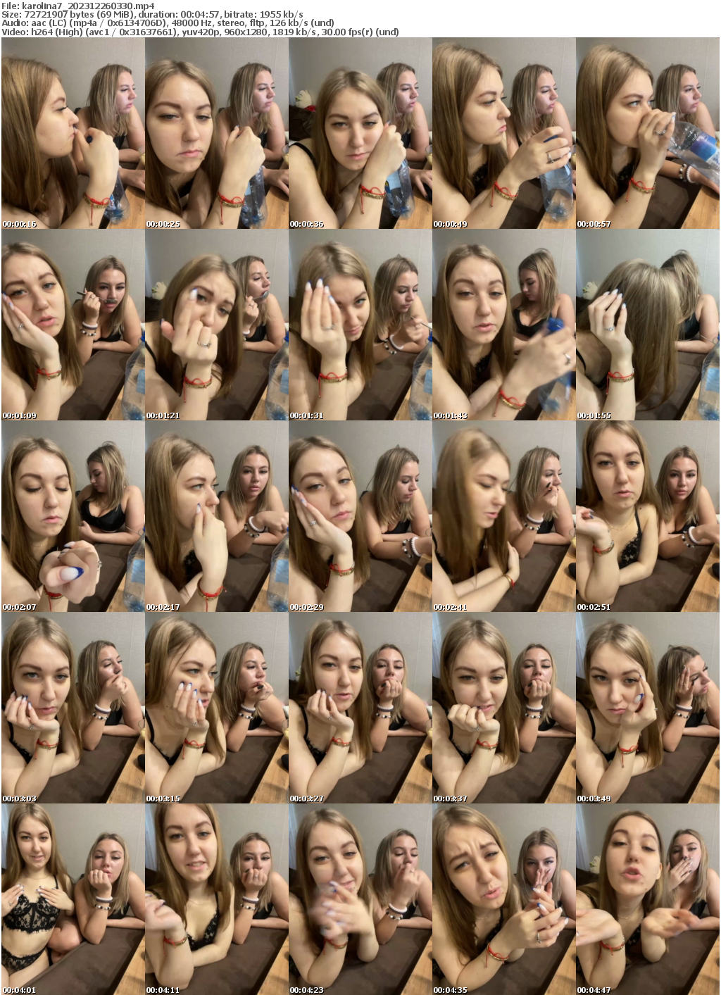 Preview thumb from karolina7 on 2023-12-26 @ bongacams