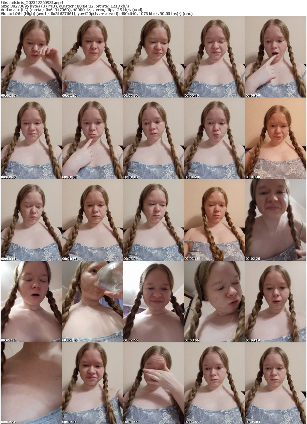 Preview thumb from milokris on 2023-12-26 @ bongacams