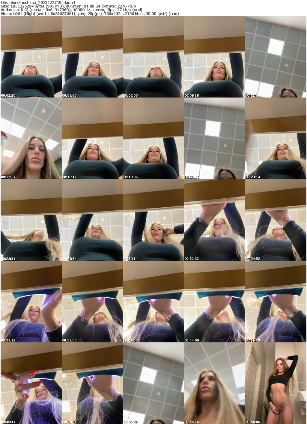 Preview thumb from blondinochkaa on 2023-12-27 @ bongacams