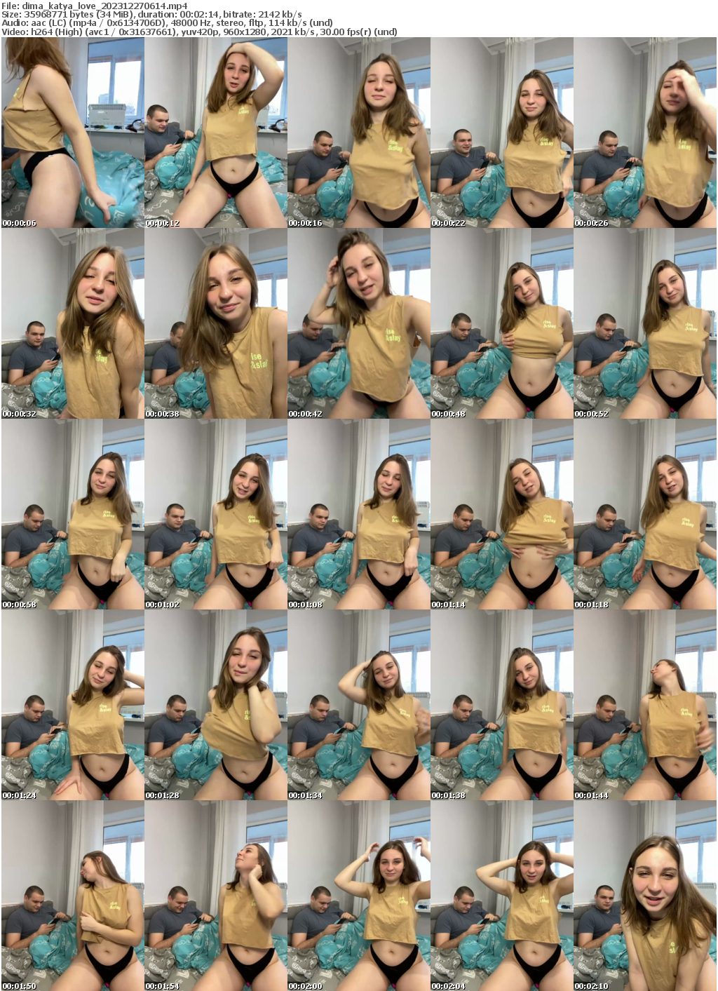 Preview thumb from dima_katya_love on 2023-12-27 @ bongacams