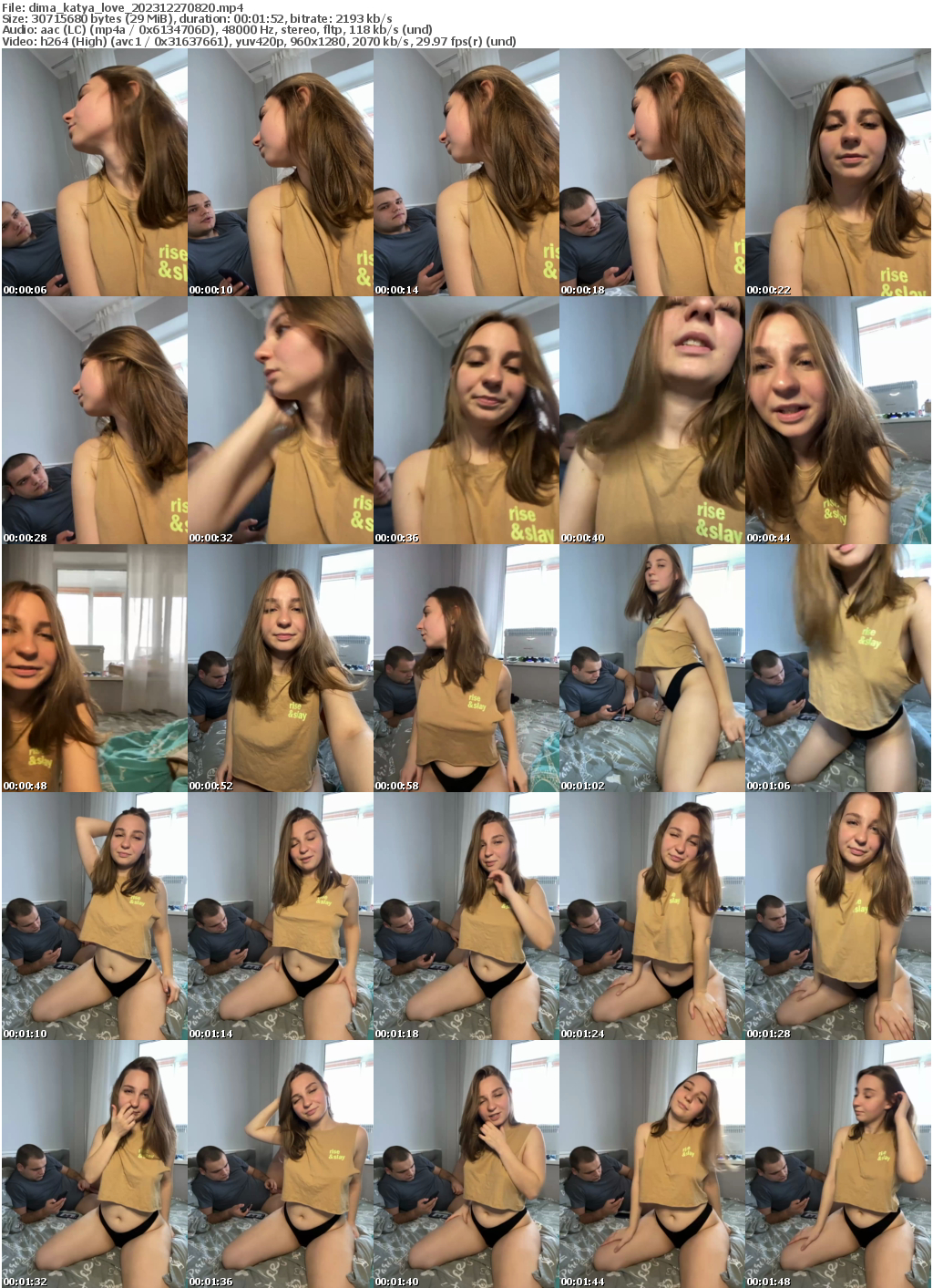 Preview thumb from dima_katya_love on 2023-12-27 @ bongacams