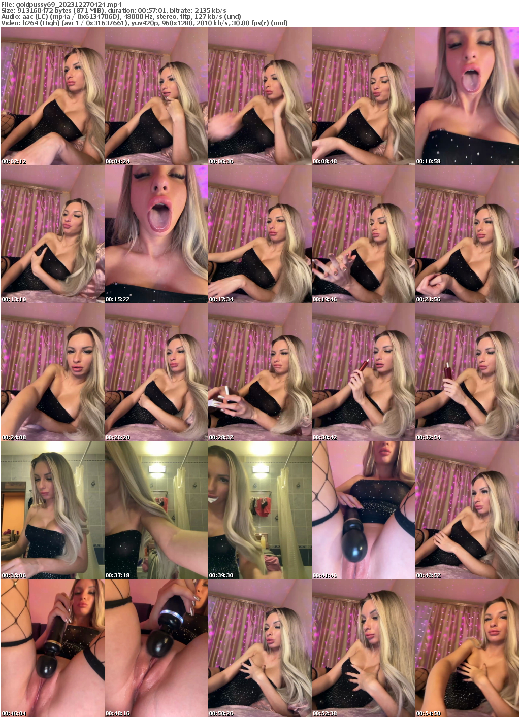 Preview thumb from goldpussy69 on 2023-12-27 @ bongacams