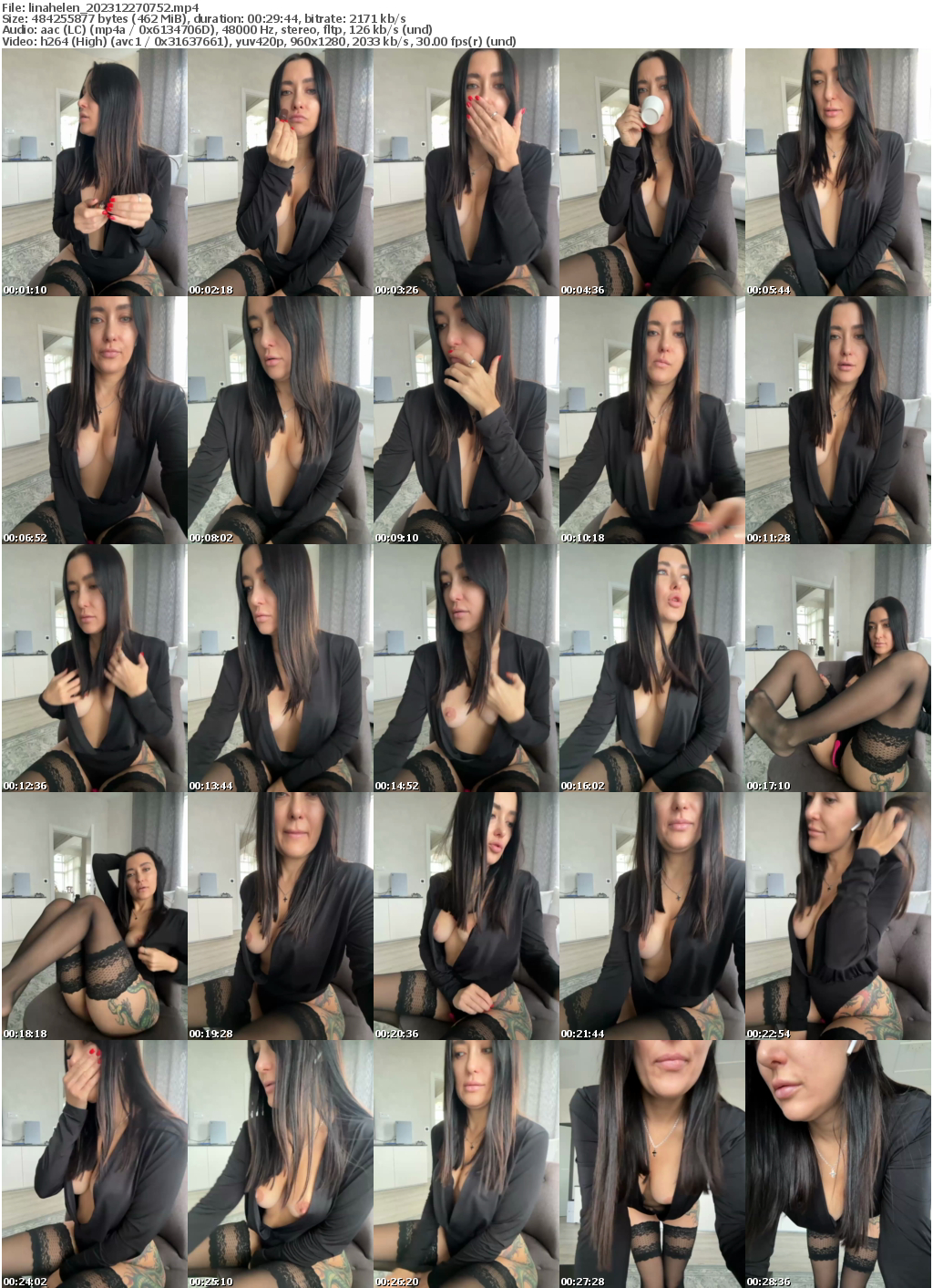 Preview thumb from linahelen on 2023-12-27 @ bongacams