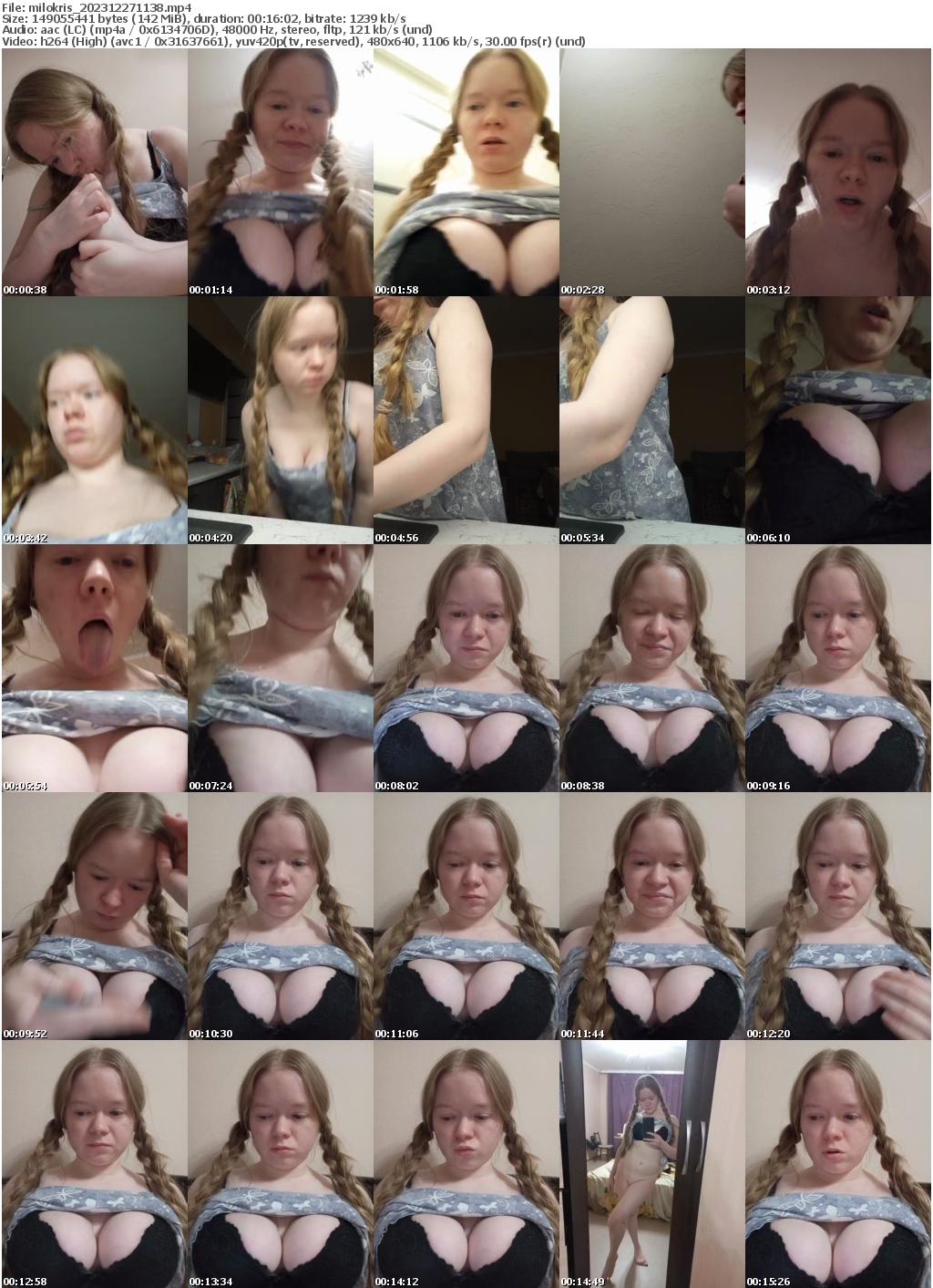 Preview thumb from milokris on 2023-12-27 @ bongacams