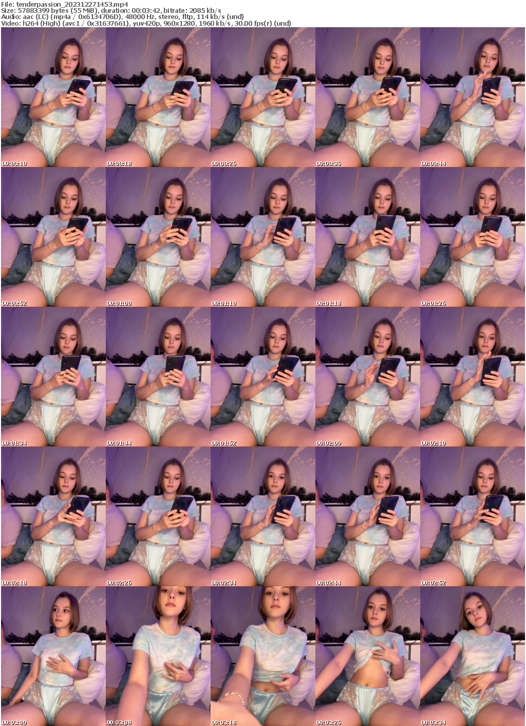 Preview thumb from tenderpassion on 2023-12-27 @ bongacams