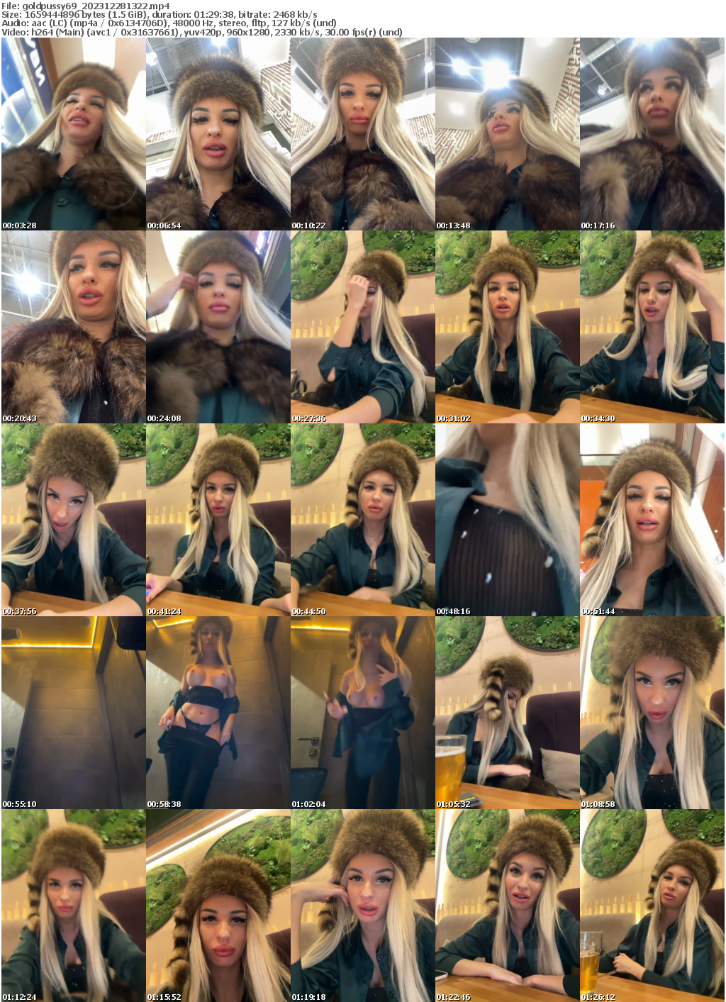 Preview thumb from goldpussy69 on 2023-12-28 @ bongacams