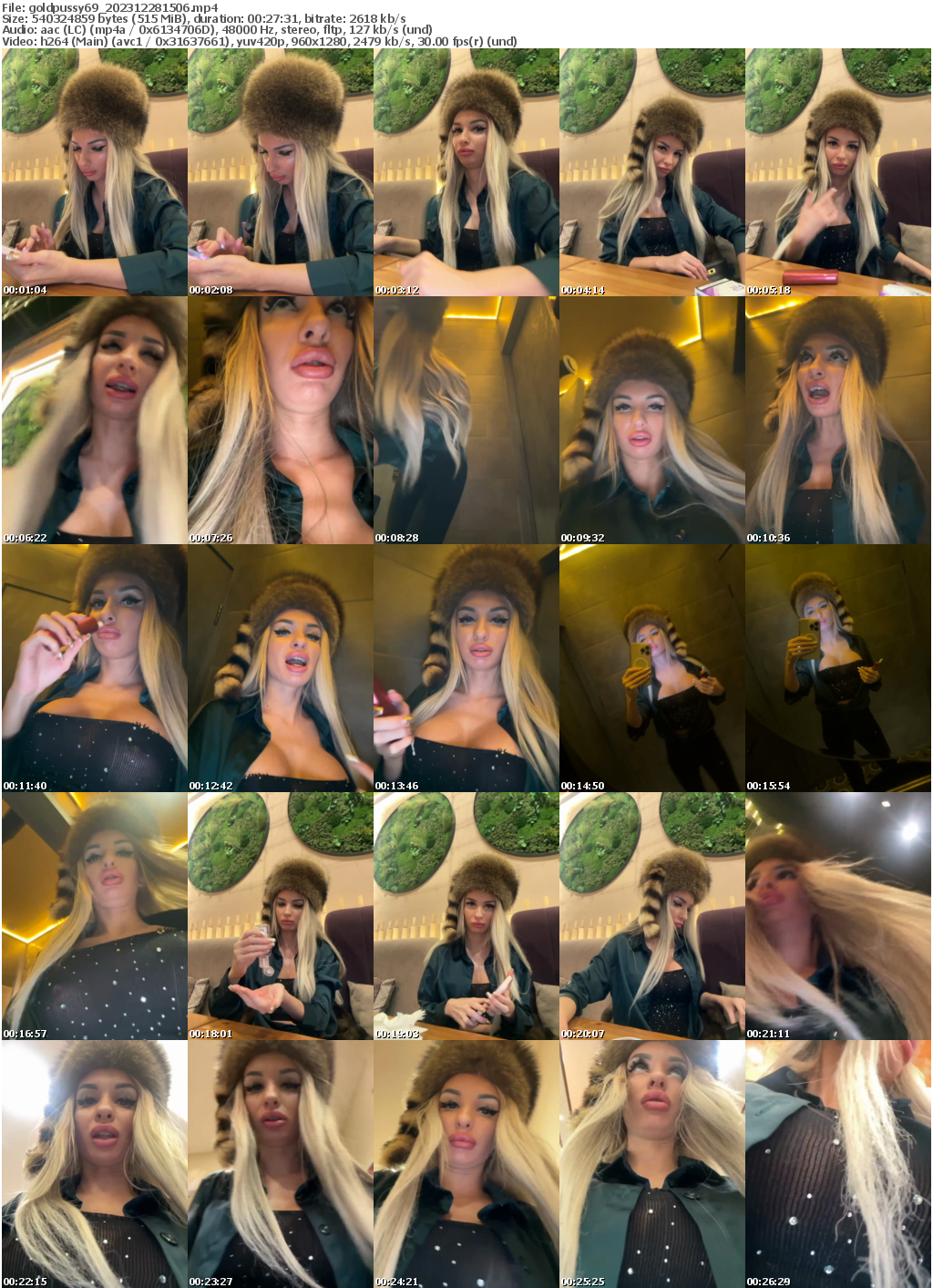 Preview thumb from goldpussy69 on 2023-12-28 @ bongacams