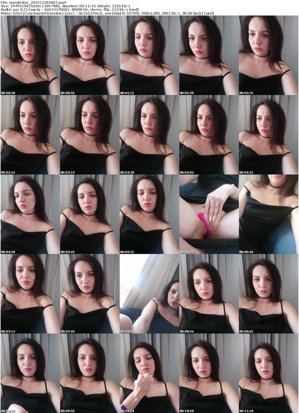 Preview thumb from marykiskis on 2023-12-28 @ bongacams