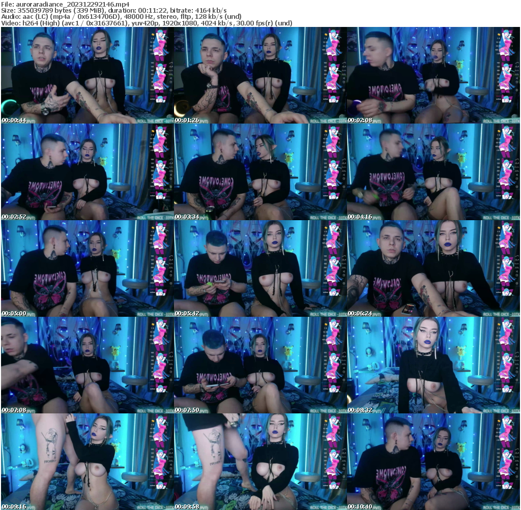 Preview thumb from auroraradiance on 2023-12-29 @ bongacams