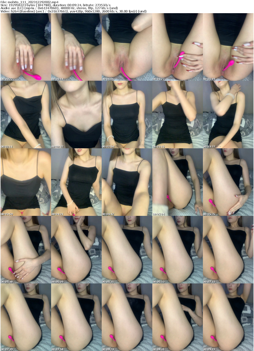 Preview thumb from mohito_111 on 2023-12-29 @ bongacams