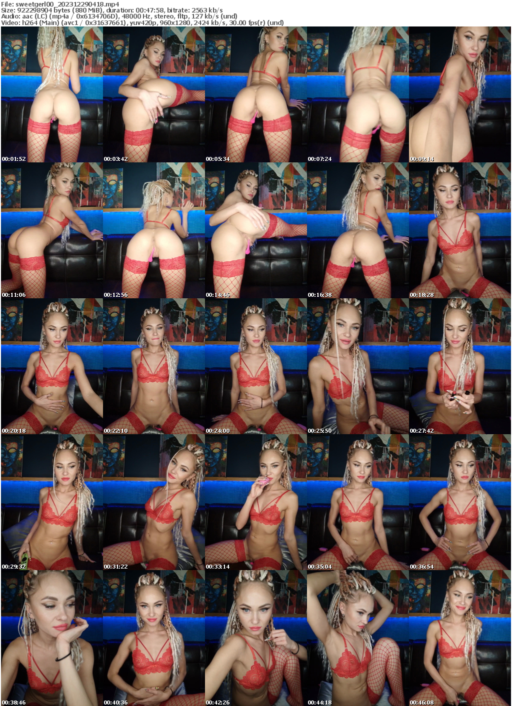 Preview thumb from sweetgerl00 on 2023-12-29 @ bongacams