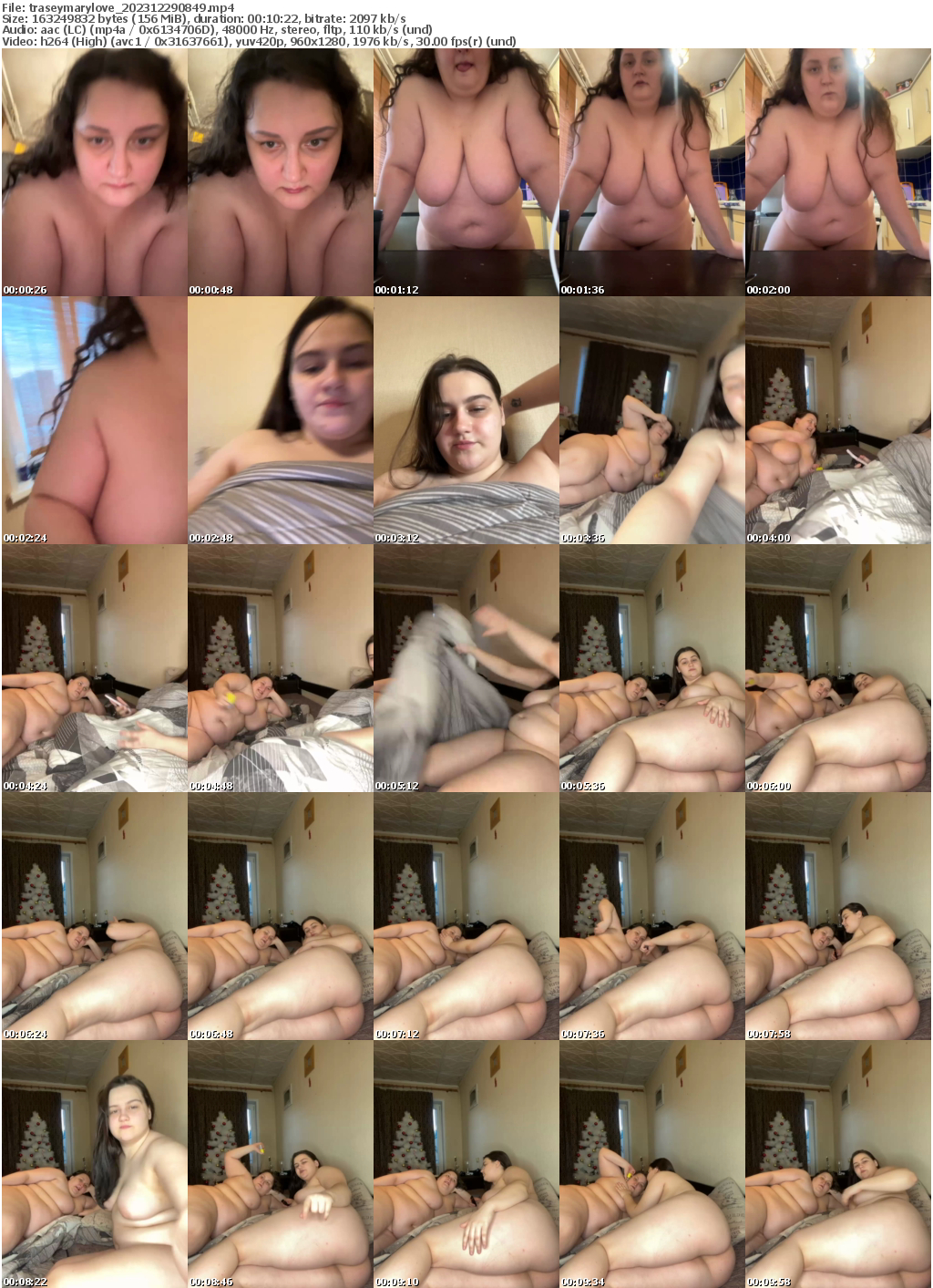 Preview thumb from traseymarylove on 2023-12-29 @ bongacams