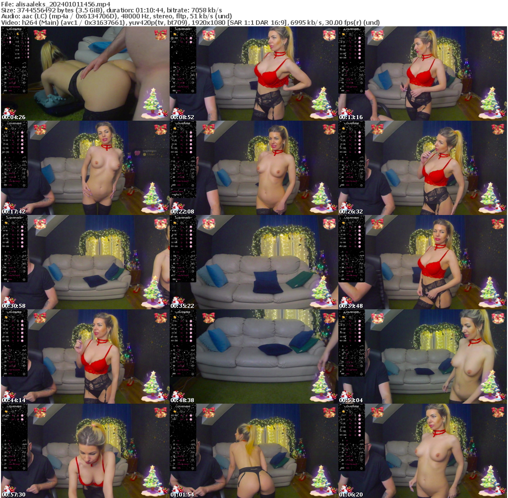 Preview thumb from alisaaleks on 2024-01-01 @ bongacams