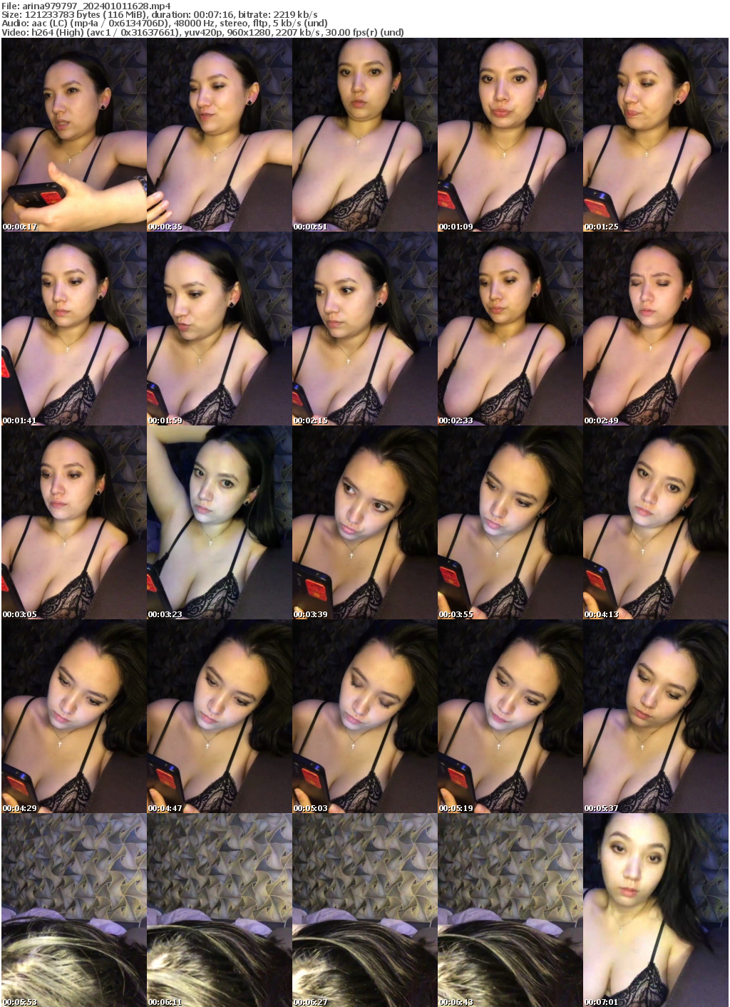 Preview thumb from arina979797 on 2024-01-01 @ bongacams