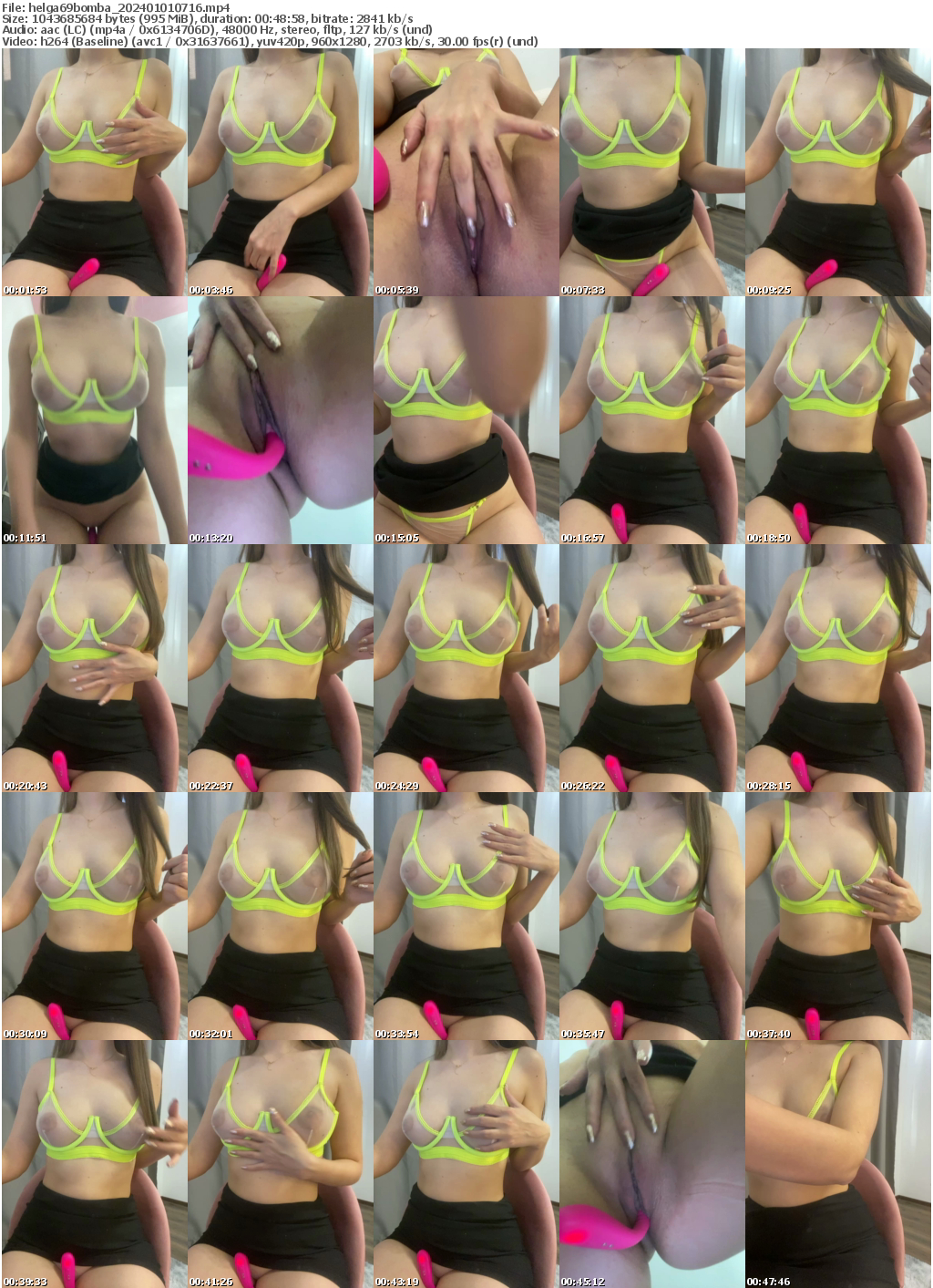 Preview thumb from helga69bomba on 2024-01-01 @ bongacams