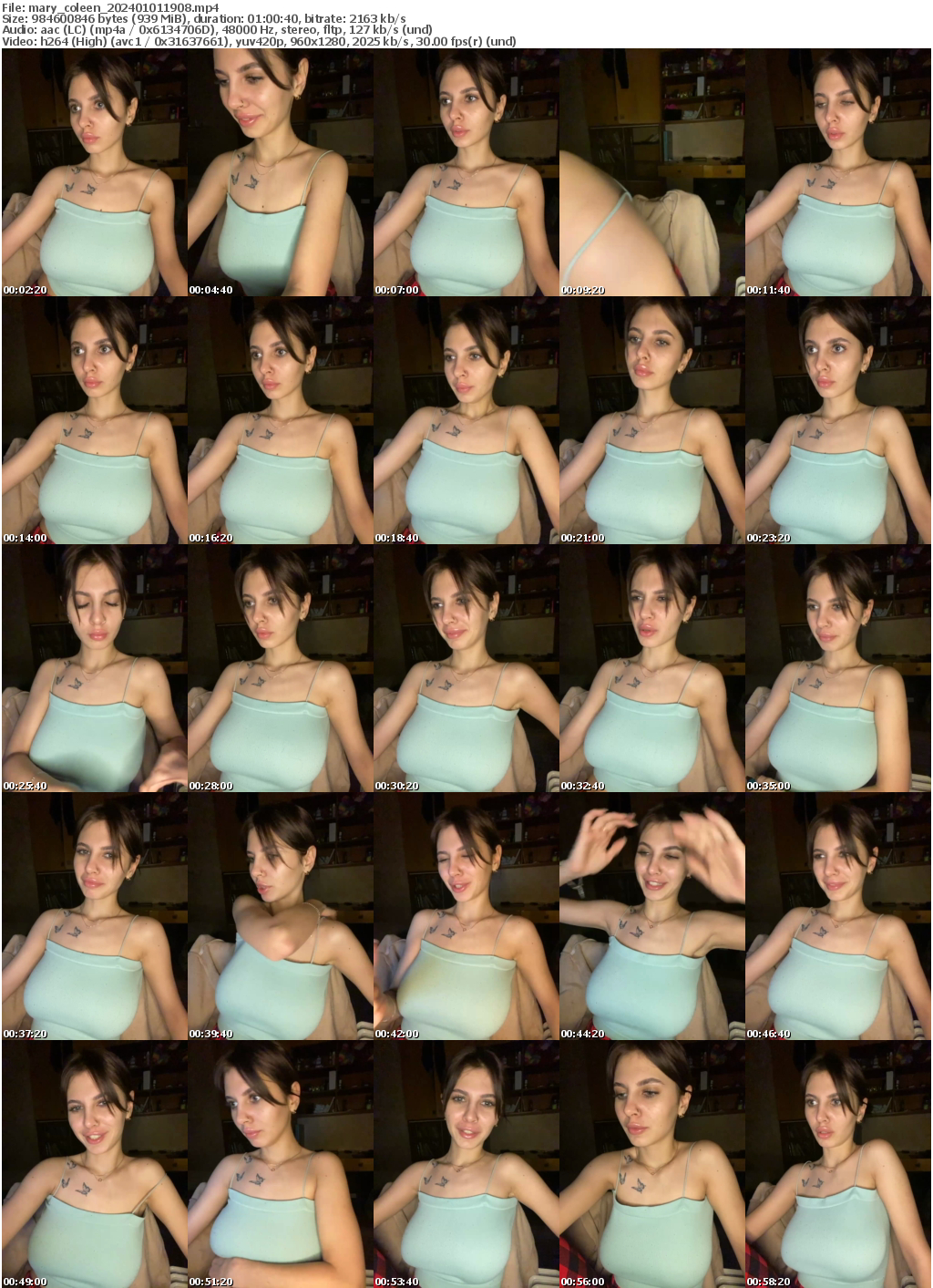 Preview thumb from mary_coleen on 2024-01-01 @ bongacams