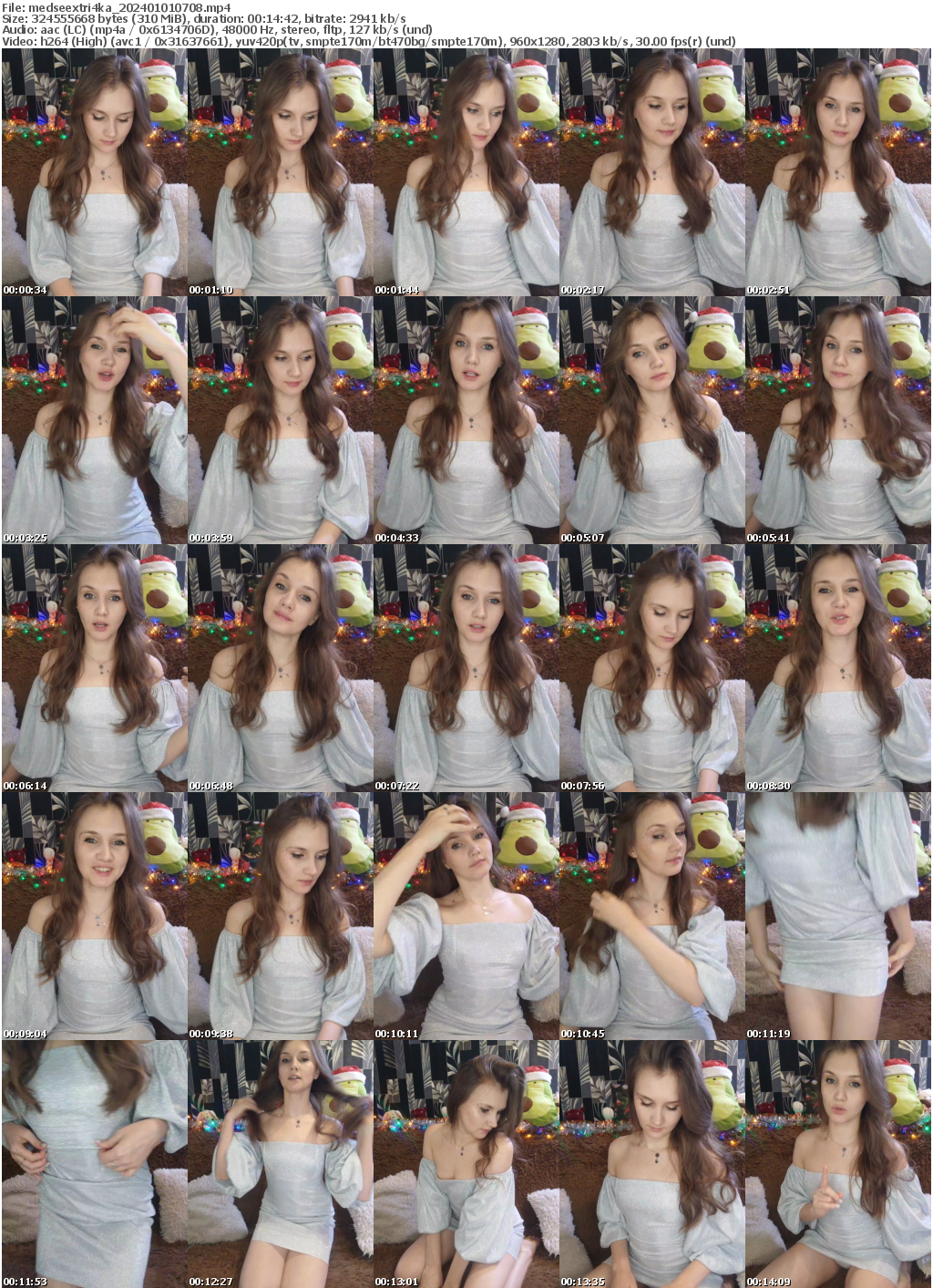 Preview thumb from medseextri4ka on 2024-01-01 @ bongacams