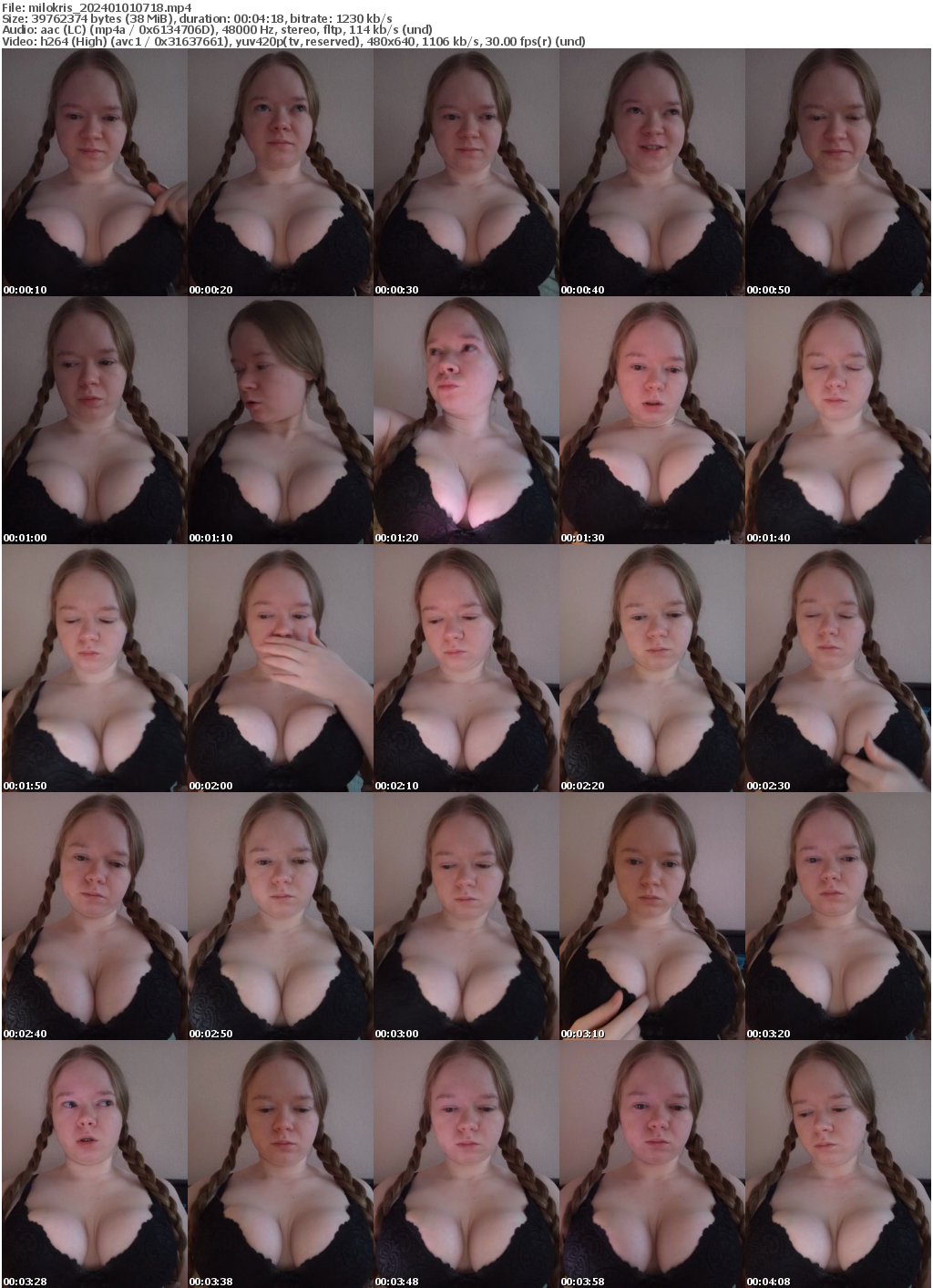 Preview thumb from milokris on 2024-01-01 @ bongacams