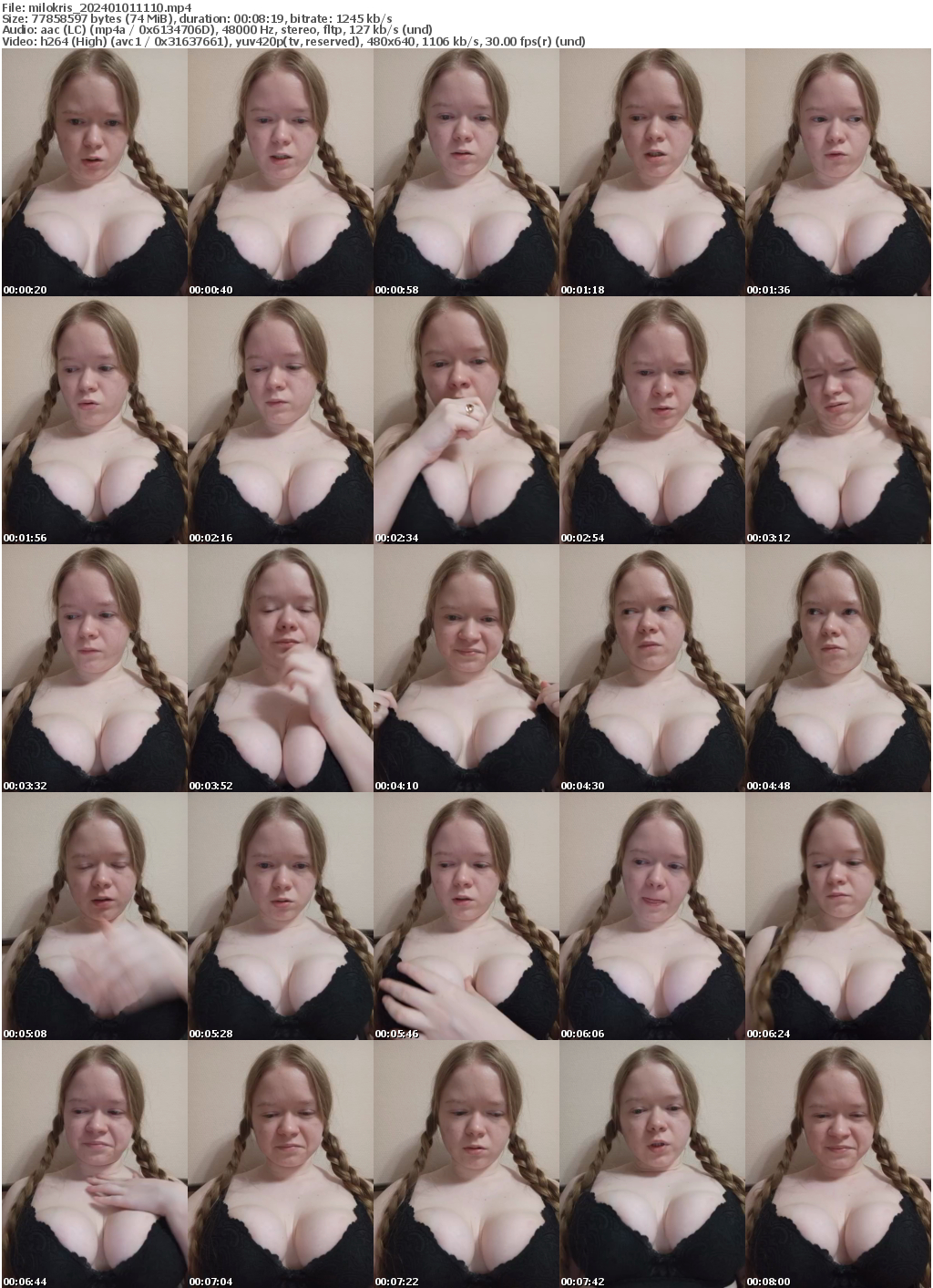 Preview thumb from milokris on 2024-01-01 @ bongacams