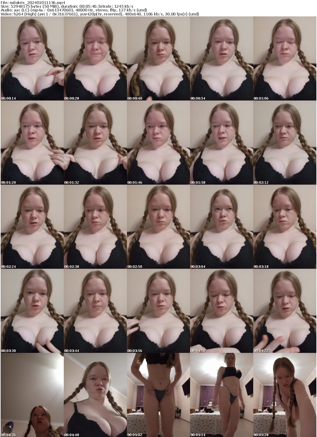 Preview thumb from milokris on 2024-01-01 @ bongacams